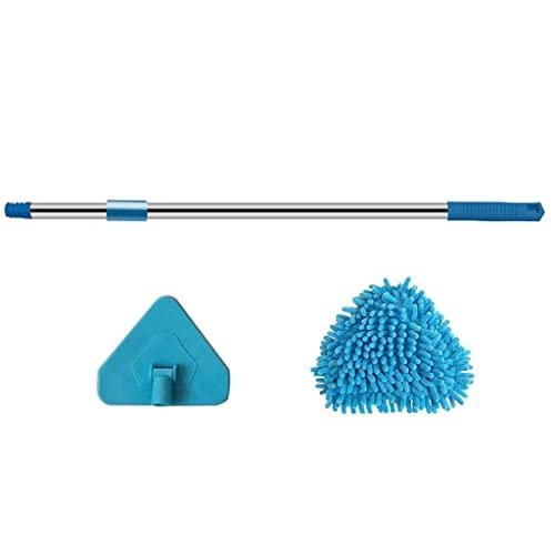 Triangular Dusting Mop with 180° Rotating Head – Extendable, Wet & Dry Mop for All Floor Types - Image 4