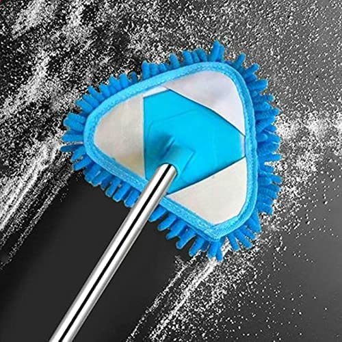 Triangular Dusting Mop with 180° Rotating Head – Extendable, Wet & Dry Mop for All Floor Types - Image 8